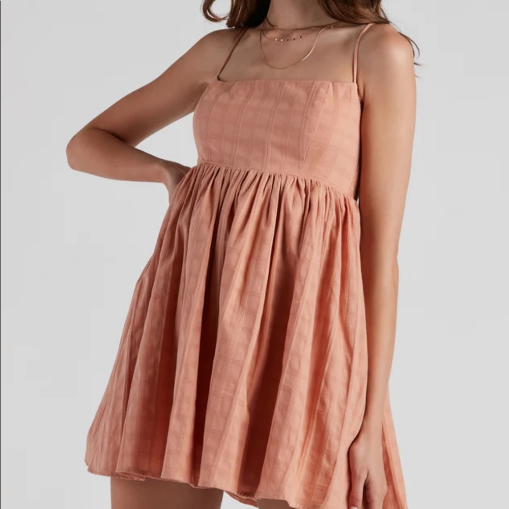 Linen babydoll dress brand new with tag